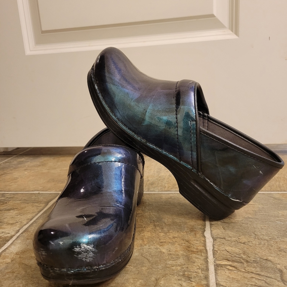 Iridescent Dansko Clogs - image 3